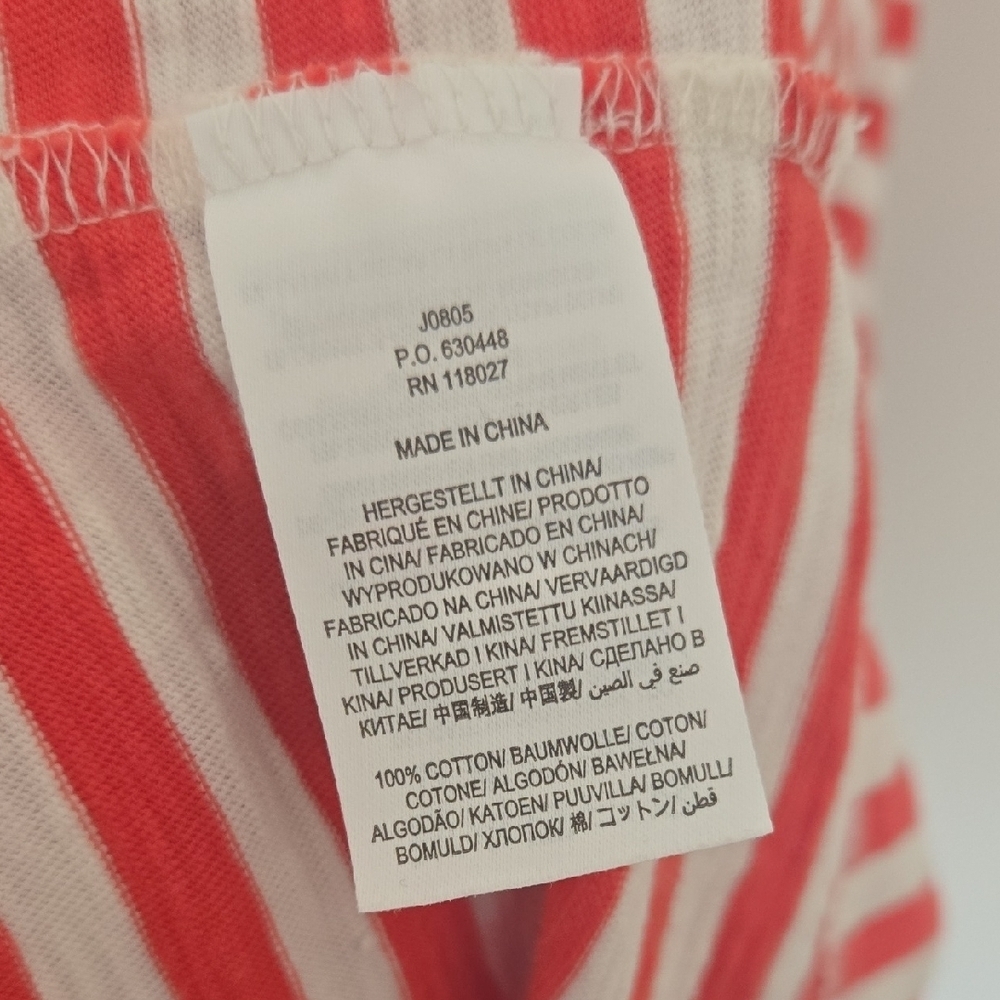 Boden Red and White Striped Dress Preppy Classic Normcore | 12 - Picture 4 of 6